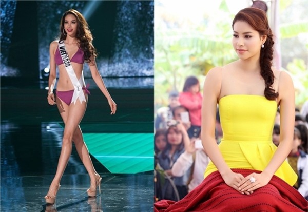 Mặc dù nhận được những đánh giá cao về nhan sắc nhưng khi tham gia Hoa hậu Hoàn vũ 2015 nhiều người nhận xét thân hình của Phạm Hương khá gầy gò, mảnh mai. Ngay sau khi trở về nước, cô đã nhanh chóng lên kế hoạch tăng cân và nhận được rất nhiều sự khen ngợi.