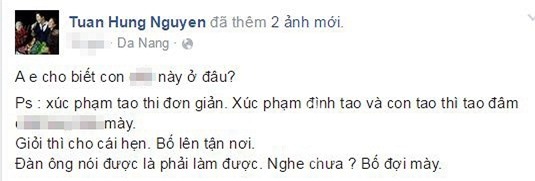 Tuấn Hưng giận dữ 4