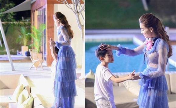 Hồ Ngọc Hà và con trai  2
