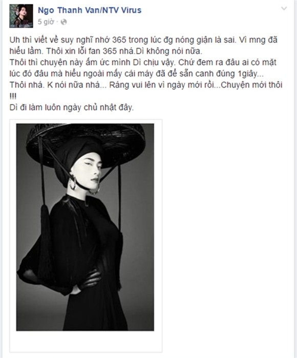 Ngô Thanh Vân lên tiếng xin lỗi 2