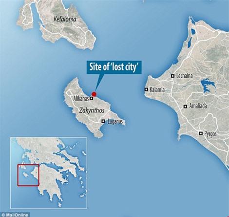 Giải mã bí ẩn 'thành phố mất tích' ngoài khơi Hy Lạp - 1
