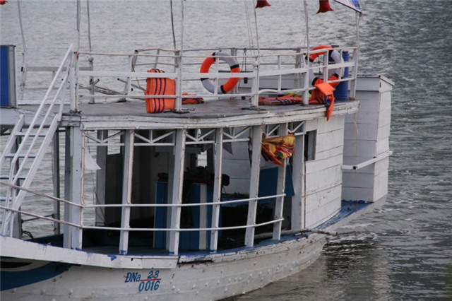 chìm tàu sông Hàn, neo bên sông Hàn, Đà Nẵng