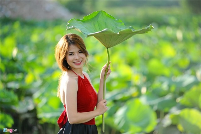 Gioi tre Ha thanh doi nang tao dang voi sen mat mua hinh anh 10