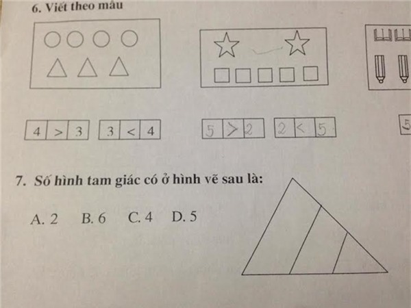 Bài toán tìm hình tam giác