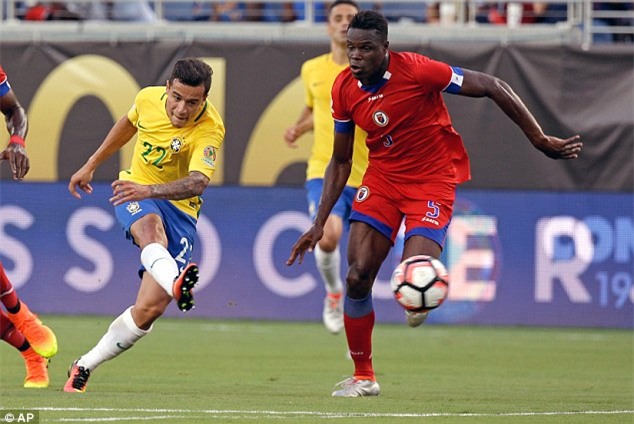Brazil, Haiti, copa america, coutinho