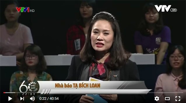 MC Tạ Bích Loan, 60 phút mở, Thái Thùy Linh, Hồng Thanh Quang, MC Phan Anh, TS Đặng Hoàng Giang