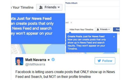 Facebook thử nghiệm kiểu đăng tin mới giống Twitter - 1