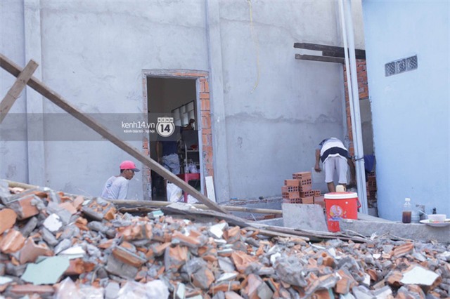 Trước ngày cưới 4 ngày, nhà của Kỳ Hân vẫn đang sửa chữa - Ảnh 4.