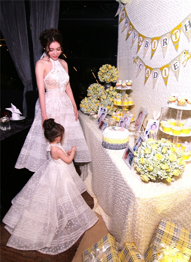 Elly Tran to chuc sinh nhat mau vang cho Cadie Moc Tra hinh anh 2