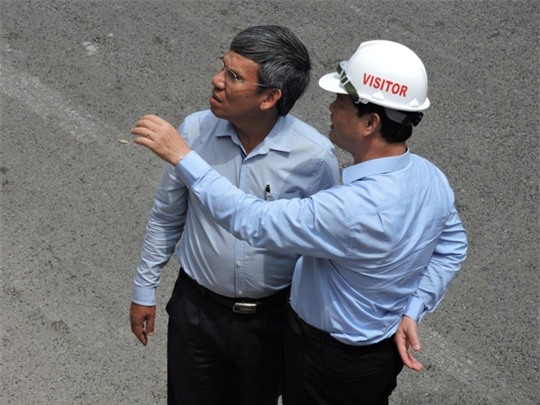 Lãnh đạo TP Vũng Tàu có mặt tại hiện trường