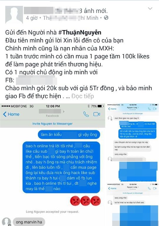 Người bịa chuyện con gái bất hiếu bất ngờ lên tiếng xin lỗi và đưa ra lời giải thích khó tin - Ảnh 2.