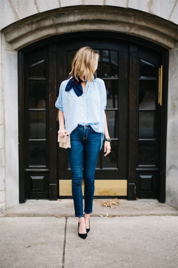 Mix áo sơ mi với quần jeans thế nào cho phong cách nhất?