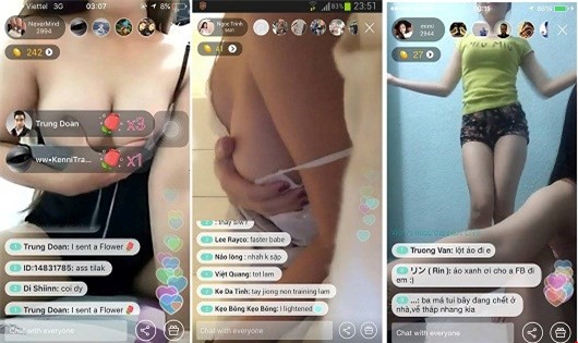 Nhức nhối “ổ mại dâm di động” trên Bigo Live