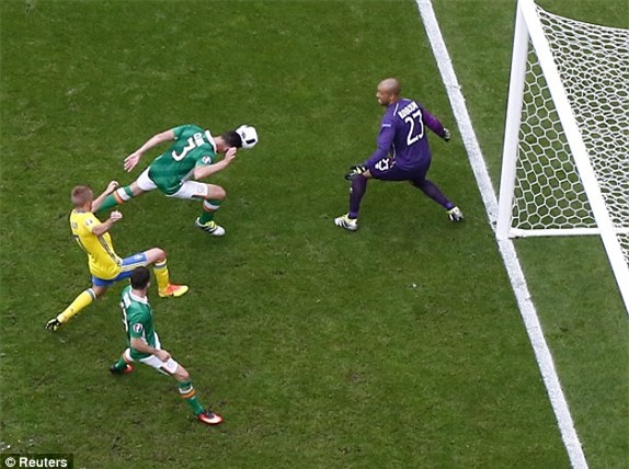 Ireland 1-1 Thụy Điển: Ibrahimovic hay không bằng... hên - Ảnh 3.