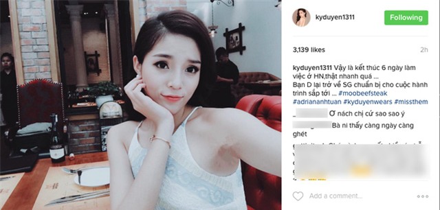 Kỳ Duyên lộ ảnh selfie bị photoshop quá đà - Ảnh 1.