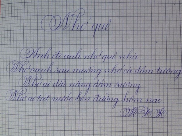 Chang phu ho Quang Nam viet chu dep nhu in hinh anh 1