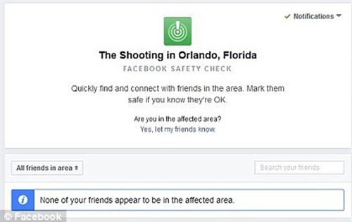 Facebook lần đầu kích hoạt “kiểm tra an toàn” tại Mỹ sau vụ thảm sát - 1