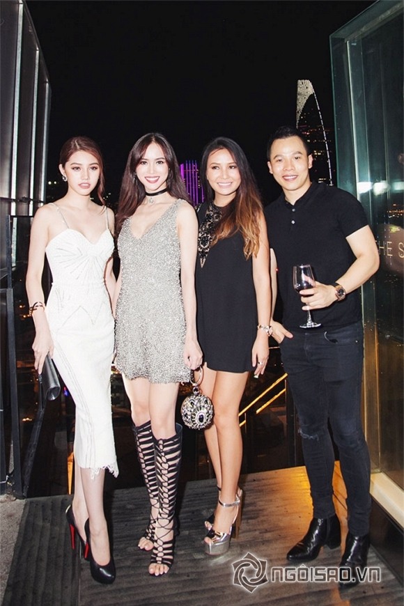 Ngọc Trinh đọ sắc cùng Hoa hậu Hàn Quốc, Trung Quốc trong Đêm hội chân dài 10 0