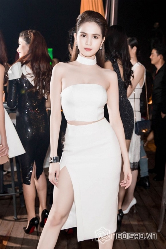 Ngọc Trinh đọ sắc cùng Hoa hậu Hàn Quốc, Trung Quốc trong Đêm hội chân dài 10 8