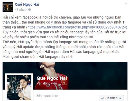 Quế Ngọc Hải khốn đốn vì facebook giả đăng ảnh đám hỏi Mạc Hồng Quân - Kỳ Hân - Ảnh 2.