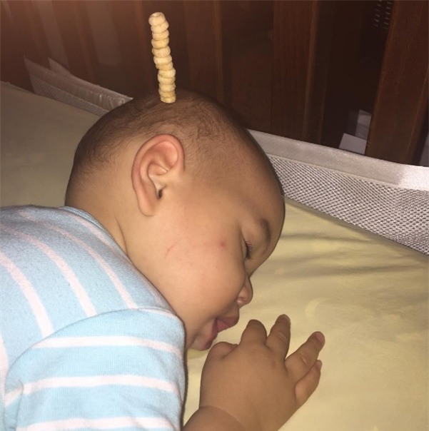 các ông bố, thách thức, xếp bánh, CheerioChallenge,