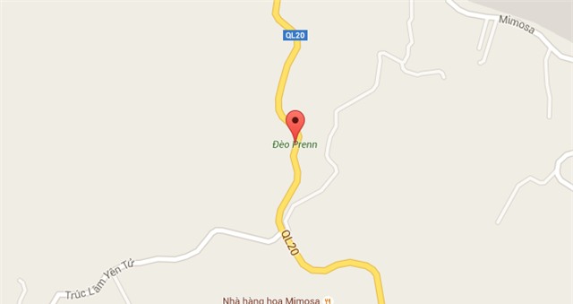 Hai xe khach tong nhau tren deo Prenn, 8 nguoi chet hinh anh 2