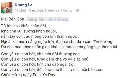 Sao Việt ngày của cha  1