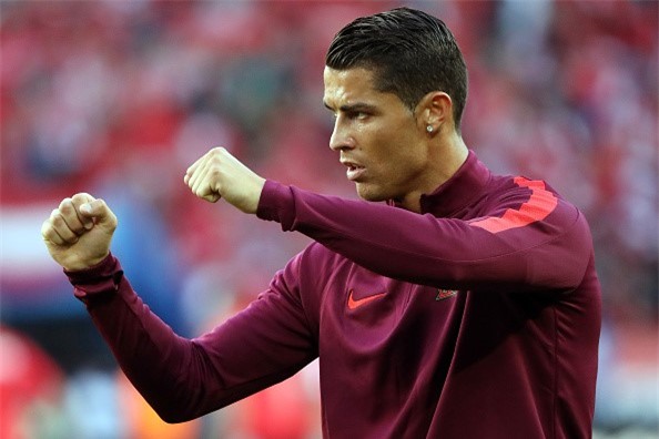 Ronaldo đặt quyết tâm rất cao sau 2 trận đấu không thành công vừa qua. Ảnh; Getty Images