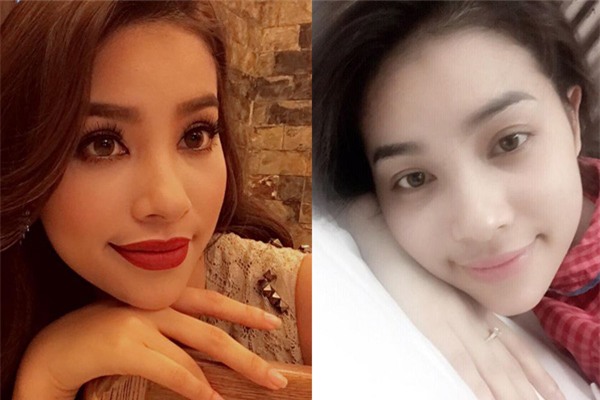 Nếu không có trang điểm và kính áp tròng, các người đẹp Việt sẽ trông như thế nào