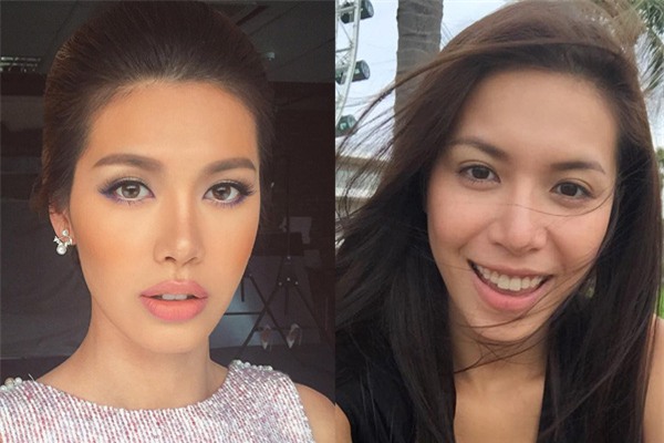 Nếu không có trang điểm và kính áp tròng, các người đẹp Việt sẽ trông như thế nào
