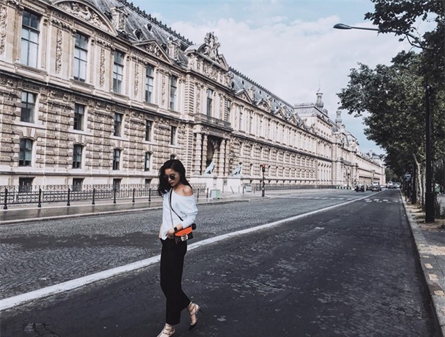 Hoa hau Ky Duyen khoe anh du lich o Phap hinh anh 1