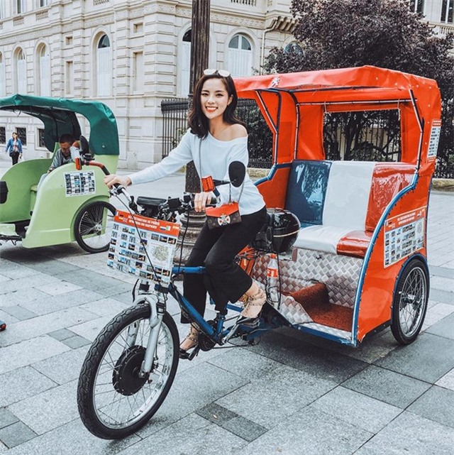 Hoa hau Ky Duyen khoe anh du lich o Phap hinh anh 2