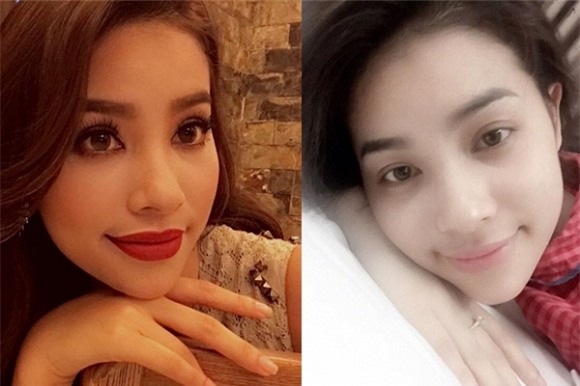 Sao Việt đeo kính áp tròng  11