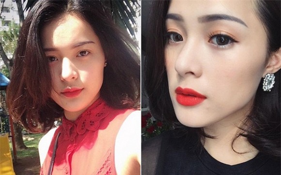 Sao Việt đeo kính áp tròng  13