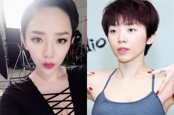 Sao Việt đeo kính áp tròng  5