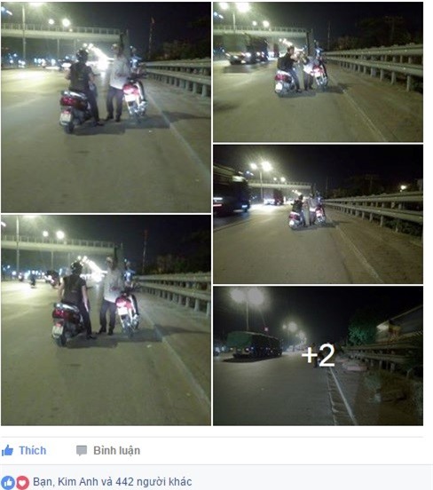 Xúc động hình ảnh cô gái mua xăng giúp cụ ông giữa đường - Ảnh 1.