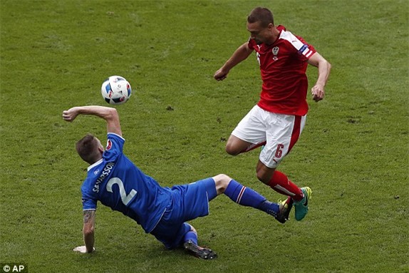 Hiện tượng Iceland đánh bại Áo, chạm trán Anh ở vòng knock-out - Ảnh 6.