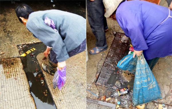 Nhặt tôm ở cống rãnh, rửa ở nhà vệ sinh công cộng để đem bán - Ảnh 2.