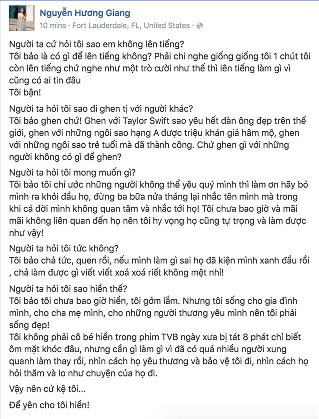 Hương Giang Idol chính thức lên tiếng trước đoạn băng ghi âm lăng mạ danh dự của Lâm Chi Khanh - Ảnh 1.