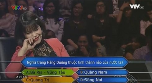 Hiệu trưởng, Ai là triệu phú, Cô hiệu trưởng thi Ai là triệu phú