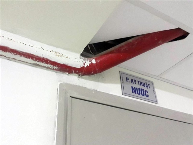 chung cư ngập nước, khu đô thị Kim Văn, ống nước vỡ