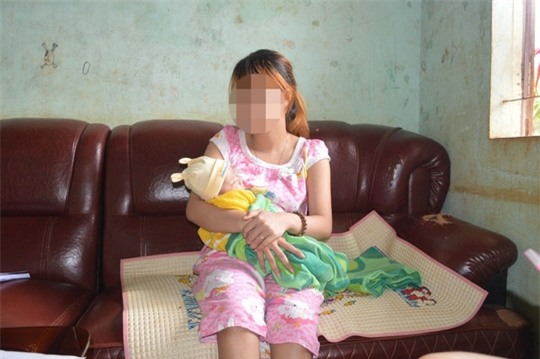 Bị xâm hại tình dục, sinh con nhưng cháu V. không được pháp luật bảo vệ Ảnh: CAO NGUYÊN