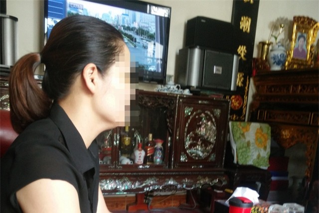 Chị Nguyễn Thị Lập (SN 1975) bị chồng bạo hành suốt một thời gian dài. Ảnh: V.Dũng