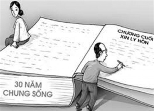 ly hôn, tòa án, cụ già