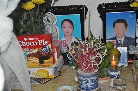 Vợ chồng anh Tài, chị Hồng lần lượt ra đi sau khi bị ngã xe máy.