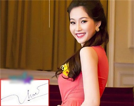 Nét chữ Hoa hậu Việt Nam 2012 - Đặng Thu Thảo từng gây sự tò mò trong công chúng. - Tin sao Viet - Tin tuc sao Viet - Scandal sao Viet - Tin tuc cua Sao - Tin cua Sao