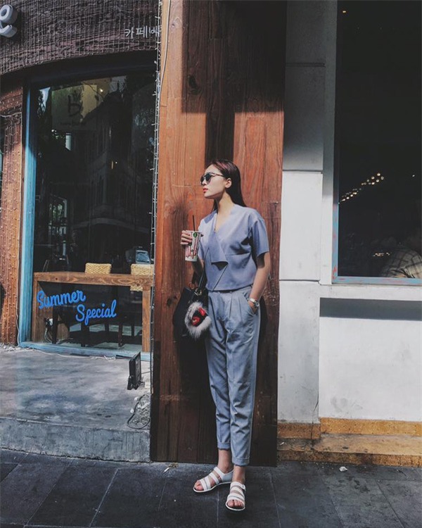 Hoa hậu Kỳ Duyên thực sự là tín đồ của quần âu lửng