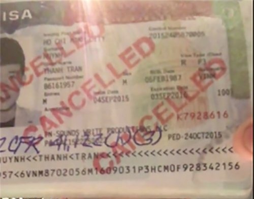 Trấn Thành, từ chối nhập cảnh