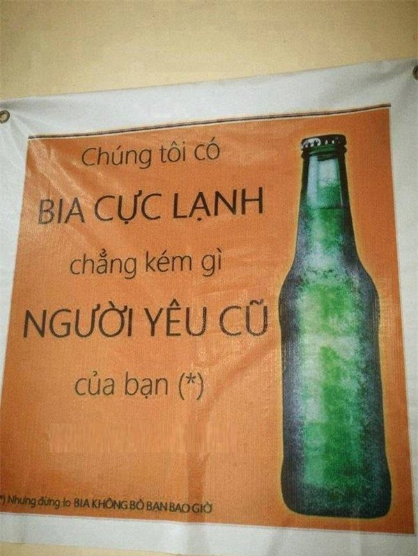 quảng cáo, quảng cáo hài hước, biển quảng cáo ở Ninh Bình