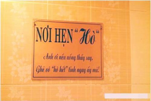 quảng cáo, quảng cáo hài hước, biển quảng cáo ở Ninh Bình